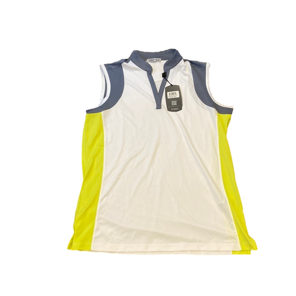 Bermuda Sands Bree Sleeveless Golf Top SIZE L NWT Colorblock Performance